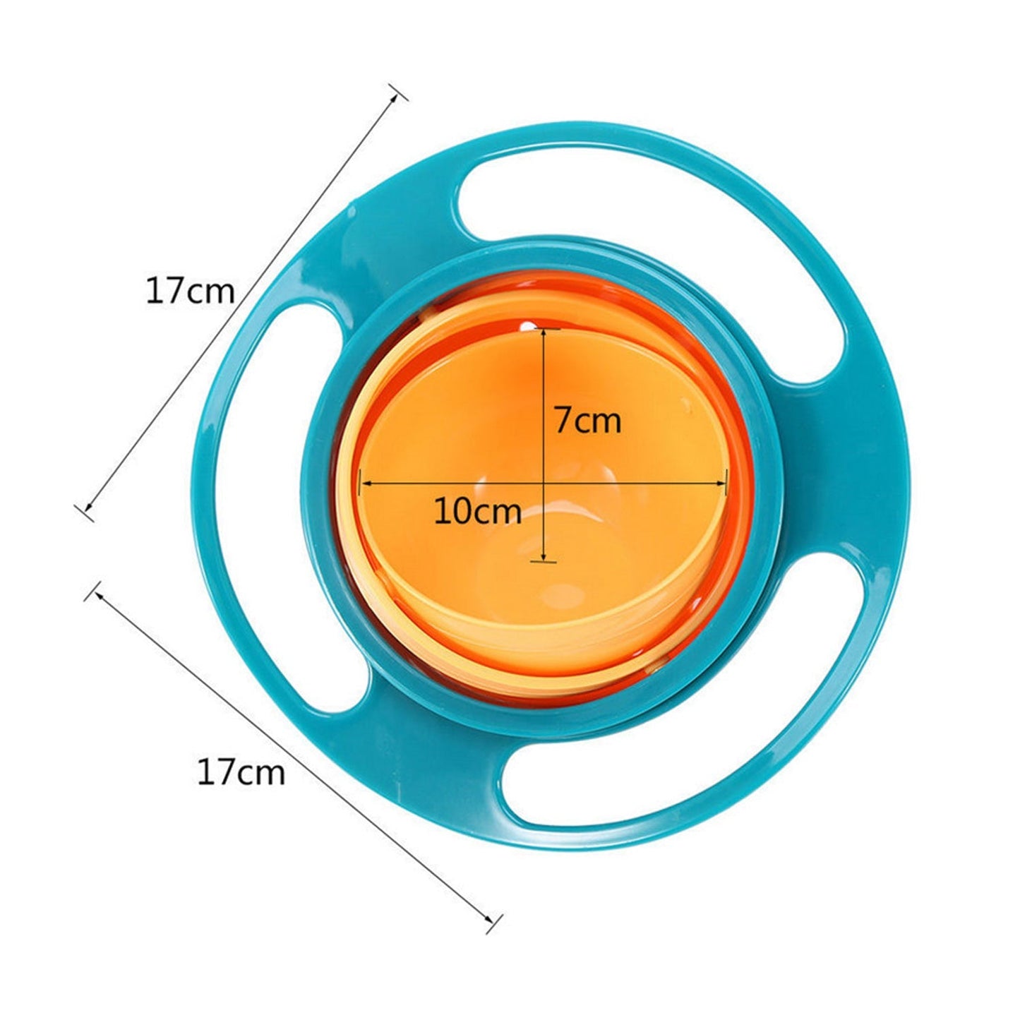Rotating Baby Bowl Used For Serving Food To Kids And Toddlers Etc. - LootFaat