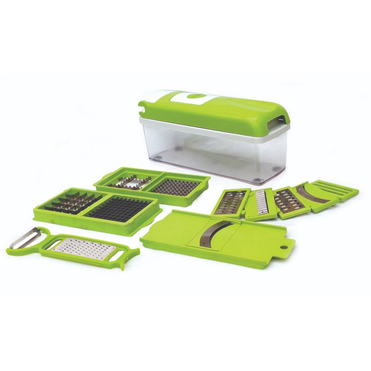 Plastic 13-in-1 Manual Vegetable Graterchipser And Slicer - LootFaat