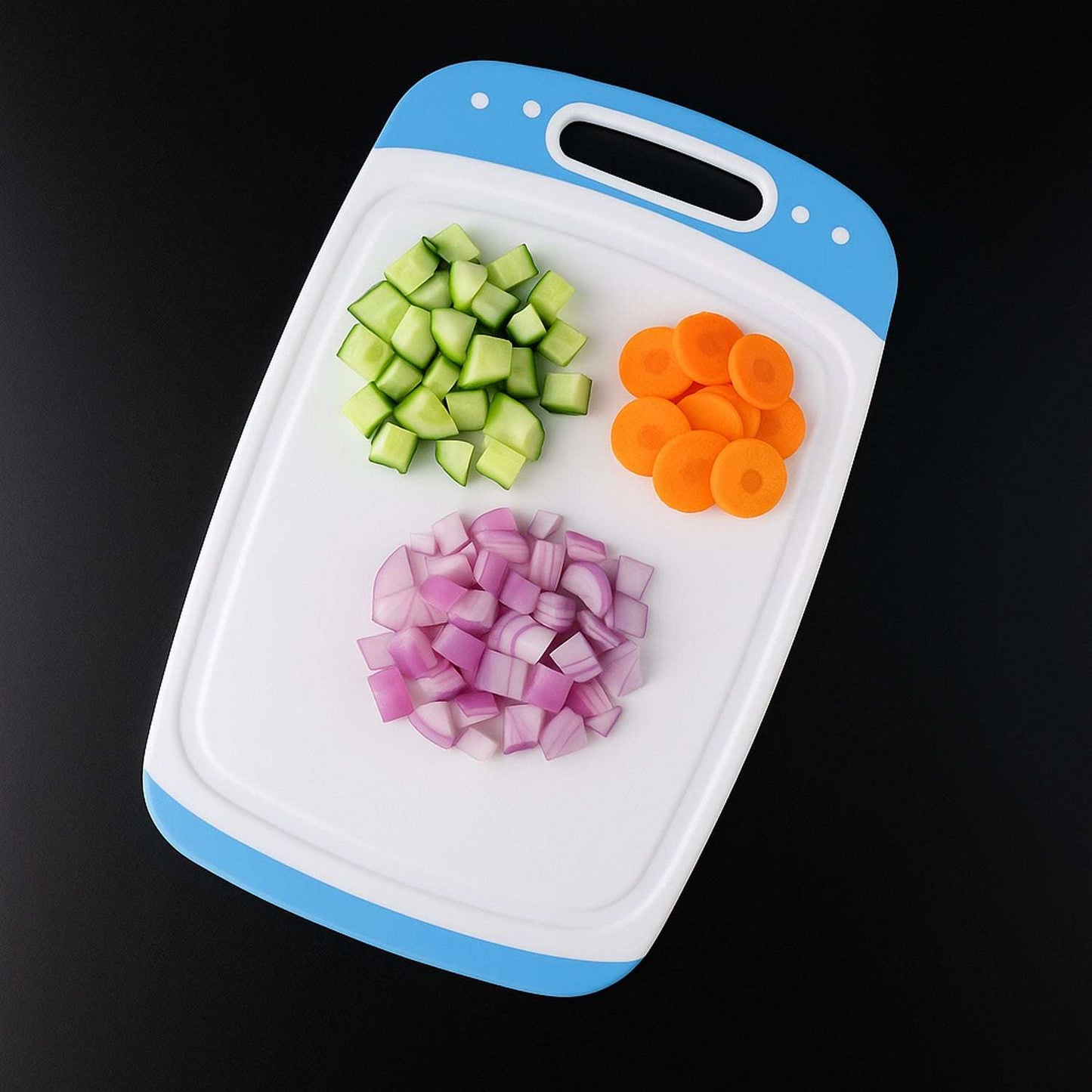Ganesh Vegetables And Fruits Cutting Chopping Board Plastic Chopper Cutter Board (1 Pc)