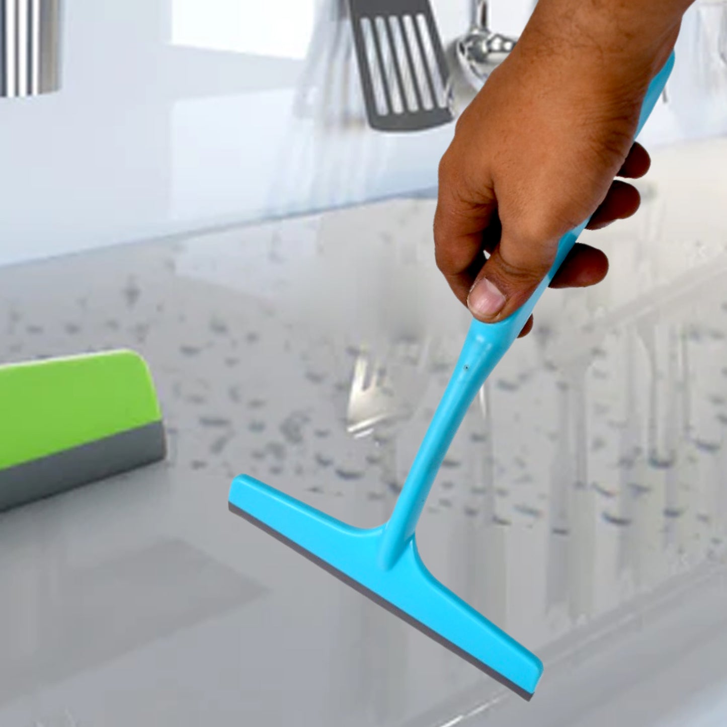 Kitchen Platform And Glass Wiper No-dust Broom Long Handle Easy Floor Cleaning. - LootFaat