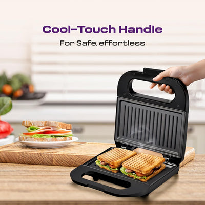 Orbit 800W Sandwich Toaster Maker - Non-Stick, Fast Heating
