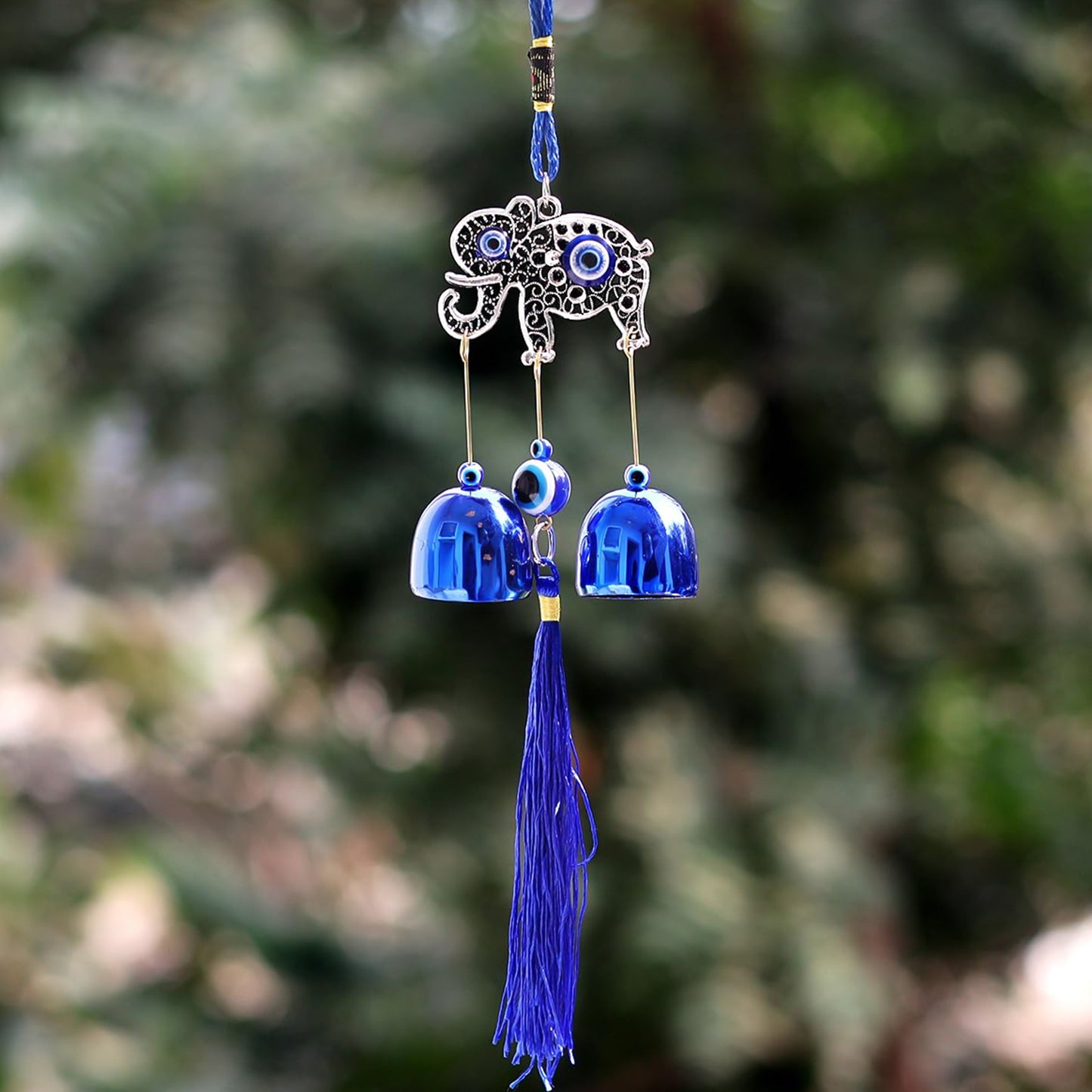 Metal Evil Eye Wind Chime Bells (Mix Design 1 Pc) - LootFaat