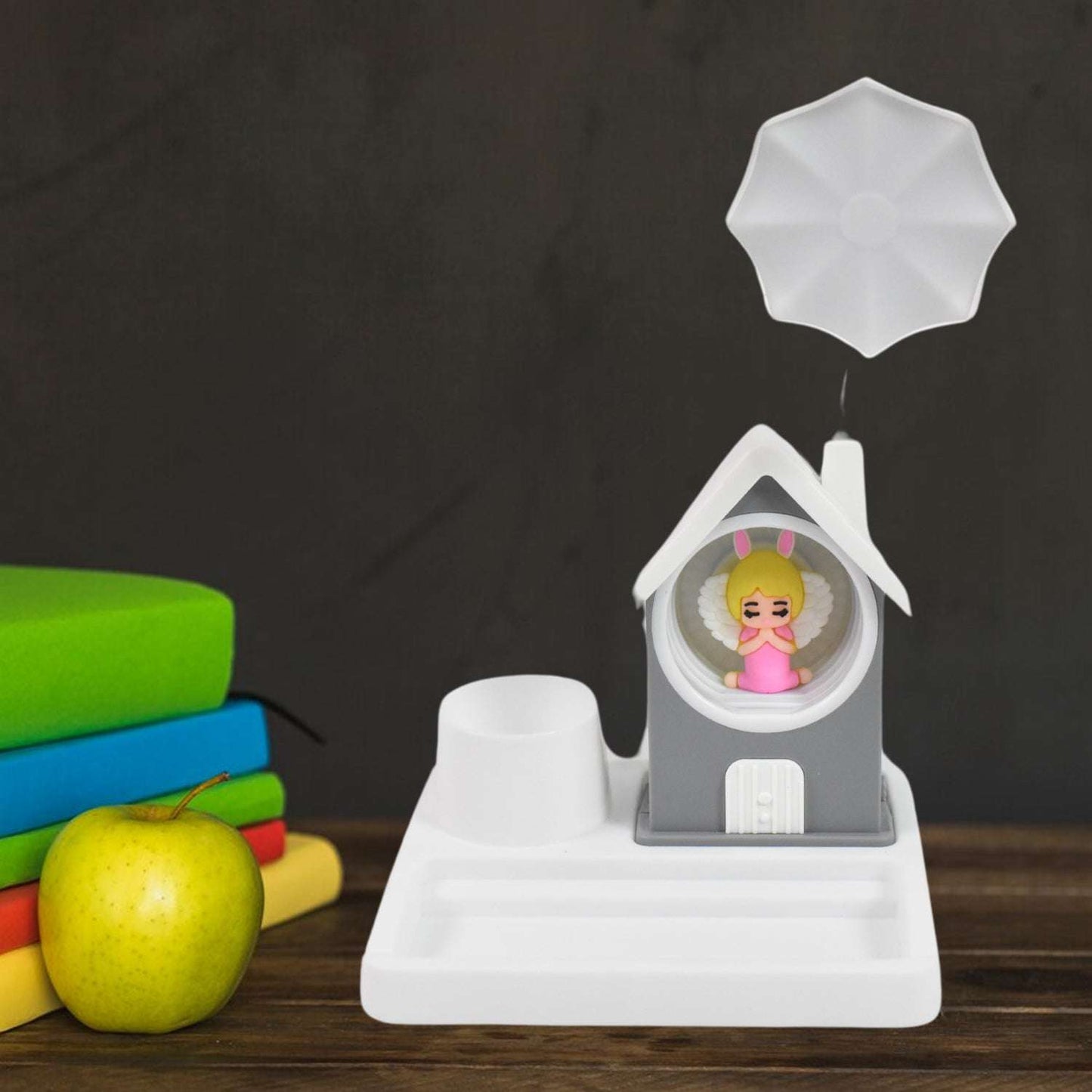 Cute Lovely Cartoon Home Design With Plastic Base Led Desk Light Multi Color Changes (1 Pc) - LootFaat