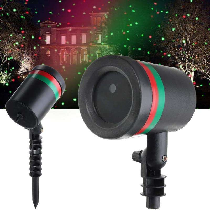 Star Fairy Motion Laser Lights Projector For Garden Lawn Landscape Outdoor Indoor Home Office Diwali Christmas Navratri Decorative Light Party (No Remote Button Multicolour) - LootFaat