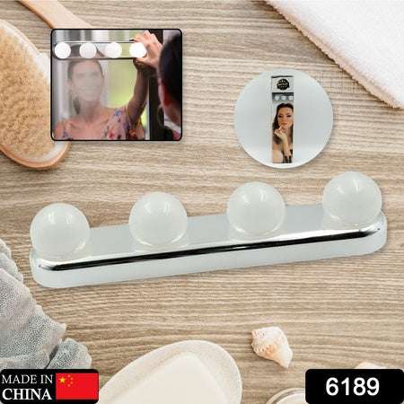Glow Make Up Light Portable Cosmetic Kit Battery Powered Mirror Lighting Super Bright - LootFaat