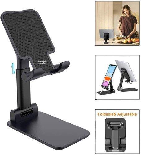Foldable Mobile Stand With Angle Adjustable Desktop Table Mobile Holder - LootFaat