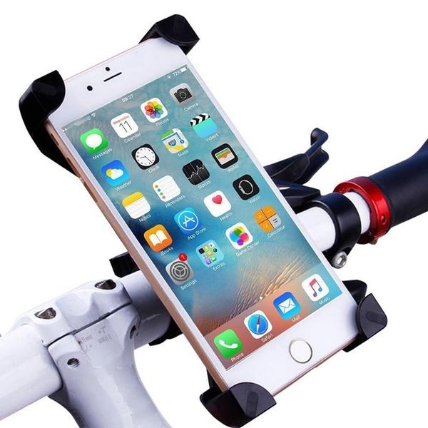 Bike Phone Mount Anti Shake And Stable Cradle Clamp With 360 Rotation - LootFaat