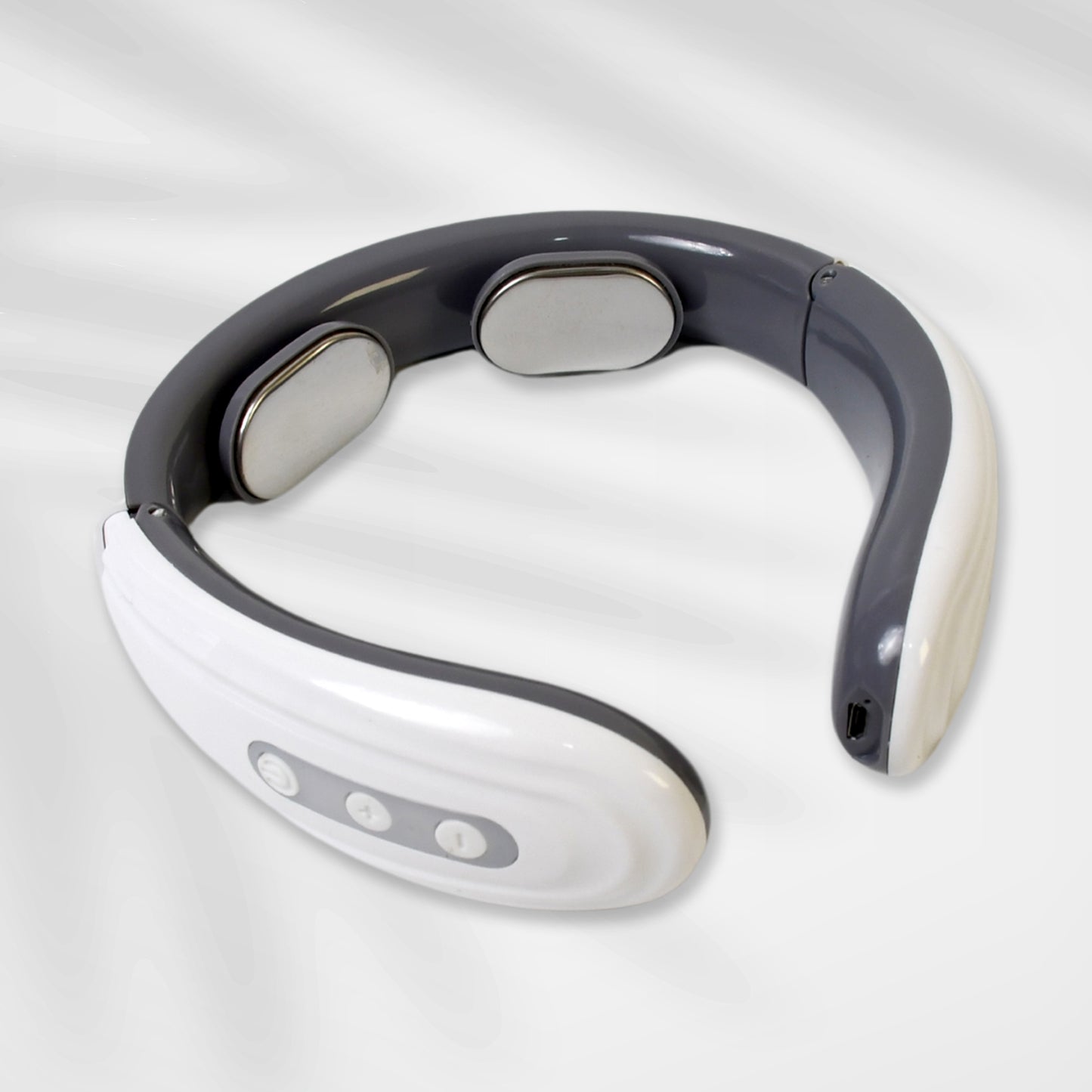 2 Heads Smart Electric Neck And Back Pulse Massager (1 Pc Mix Design) - LootFaat