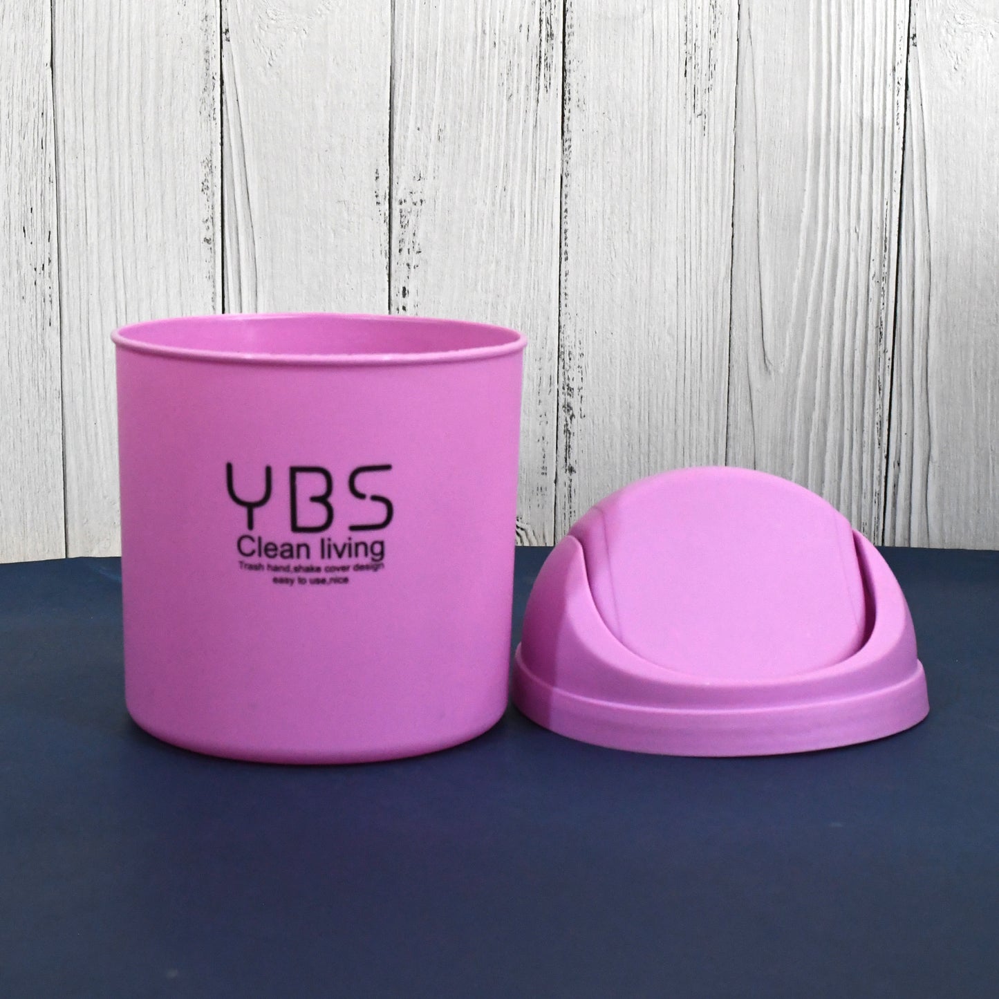 Mini Trash Can With Lid Small Tiny Trash Bin (18x13 Cm 1 Pc) - LootFaat