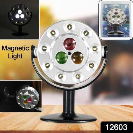 Multifunctional Magnetic Led Flashlight High Quality Waterproof Light Three Ultra-bright Leds Battery Operated Led Light (Battery Not Included) - LootFaat
