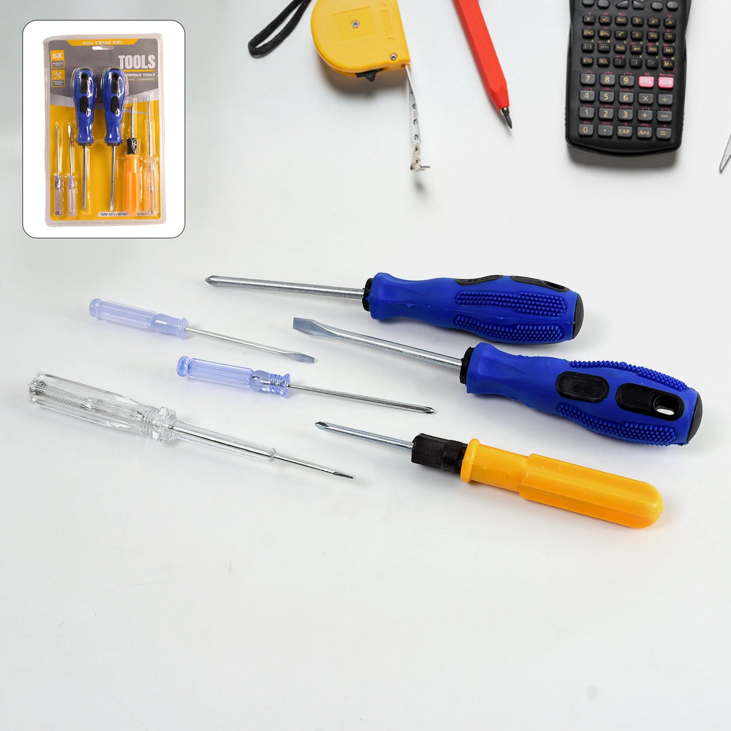 6-in-1 Multi Screwdriver Hand Tool Kit Set - LootFaat