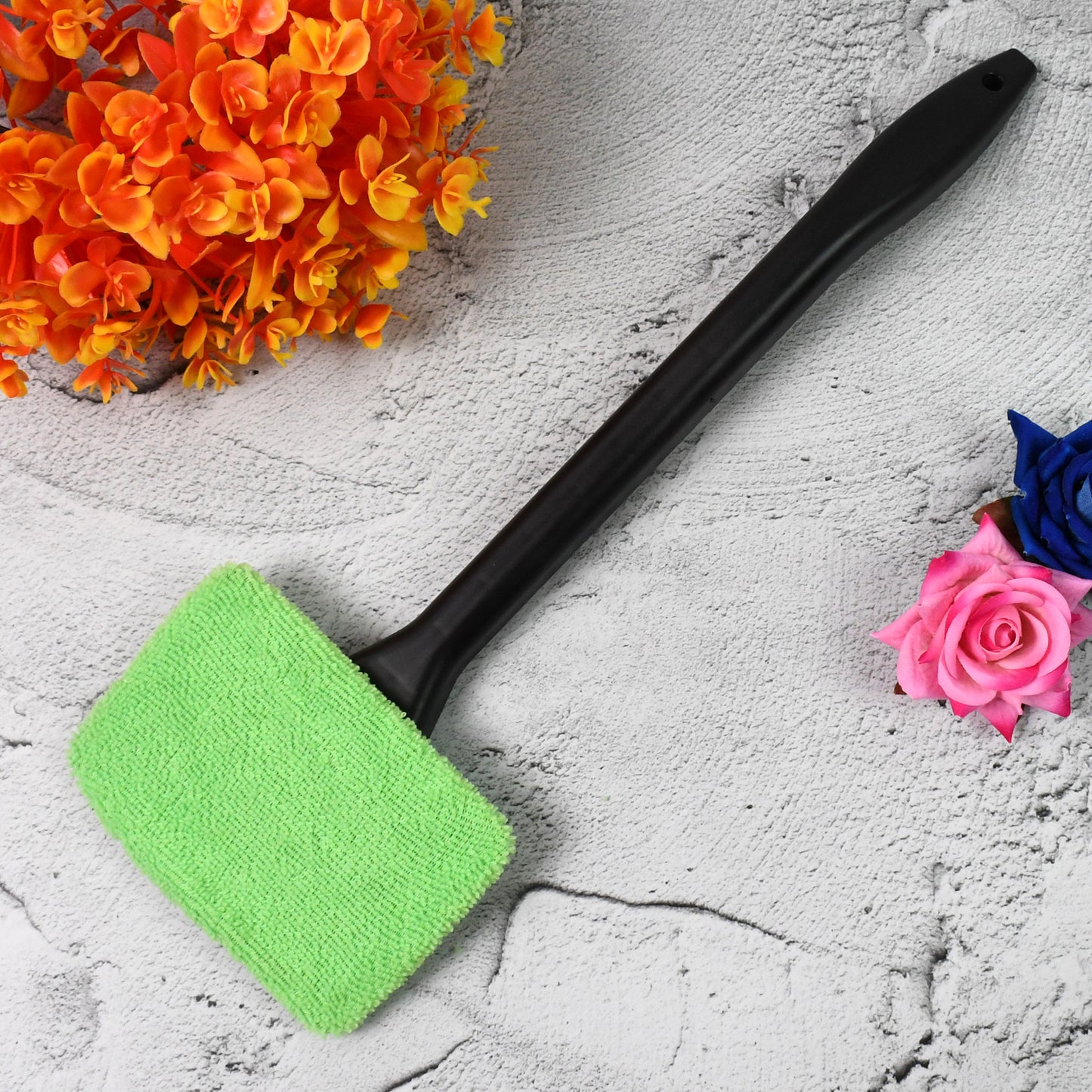 Windshield Clean Car Glass Cleaner Wiper With 1 Extra Microfiber Cloth (1 Pc 38 Cm Long) - LootFaat