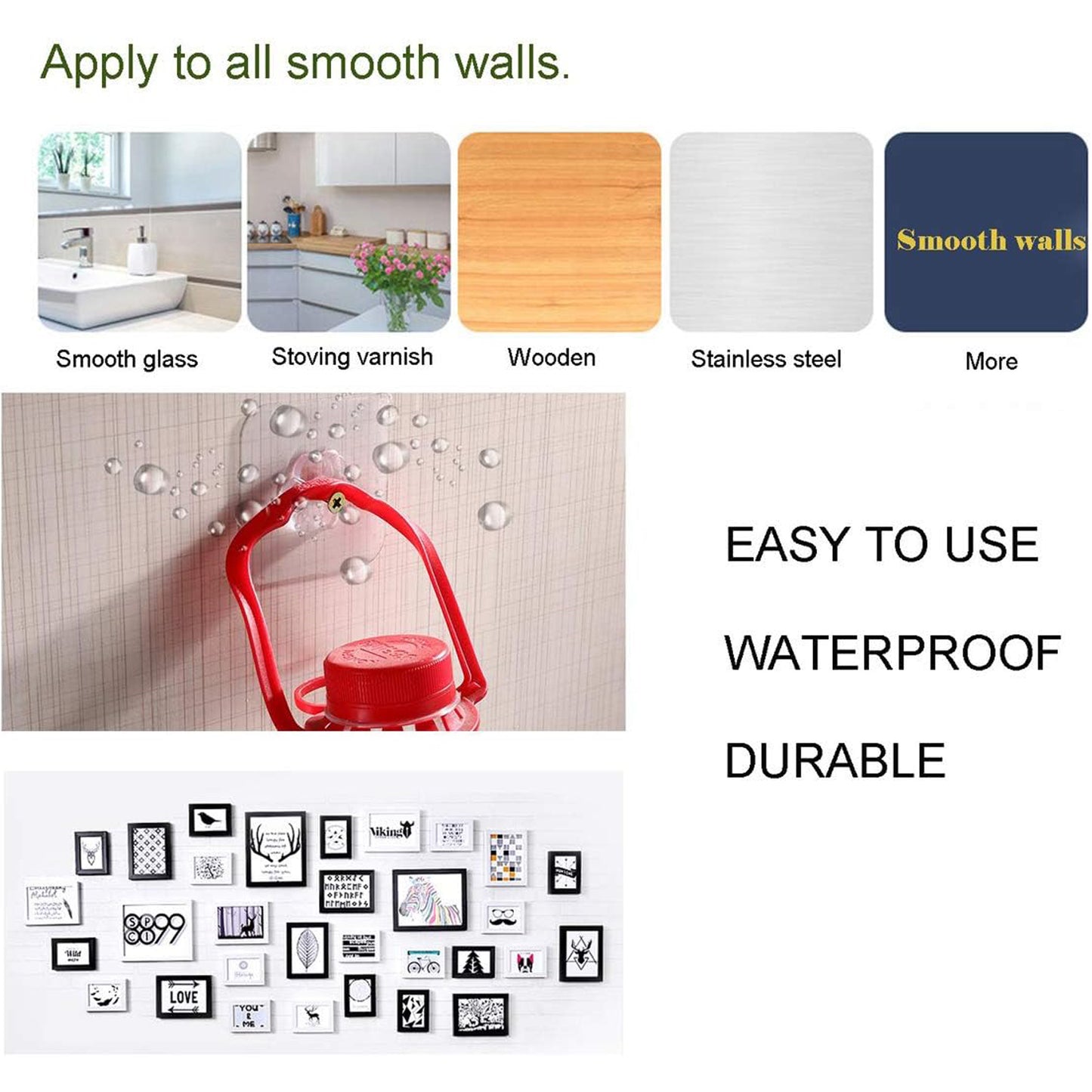 Self Adhesive Hooks Sticker Screw Nut And Bolt Type (4 Pcs Set) - LootFaat