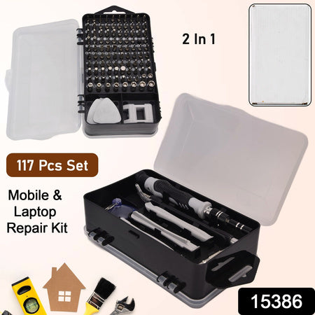 Screwdriver Electronic Laptop Mobile Repair Tool Kit (117 Pcs Set) - LootFaat