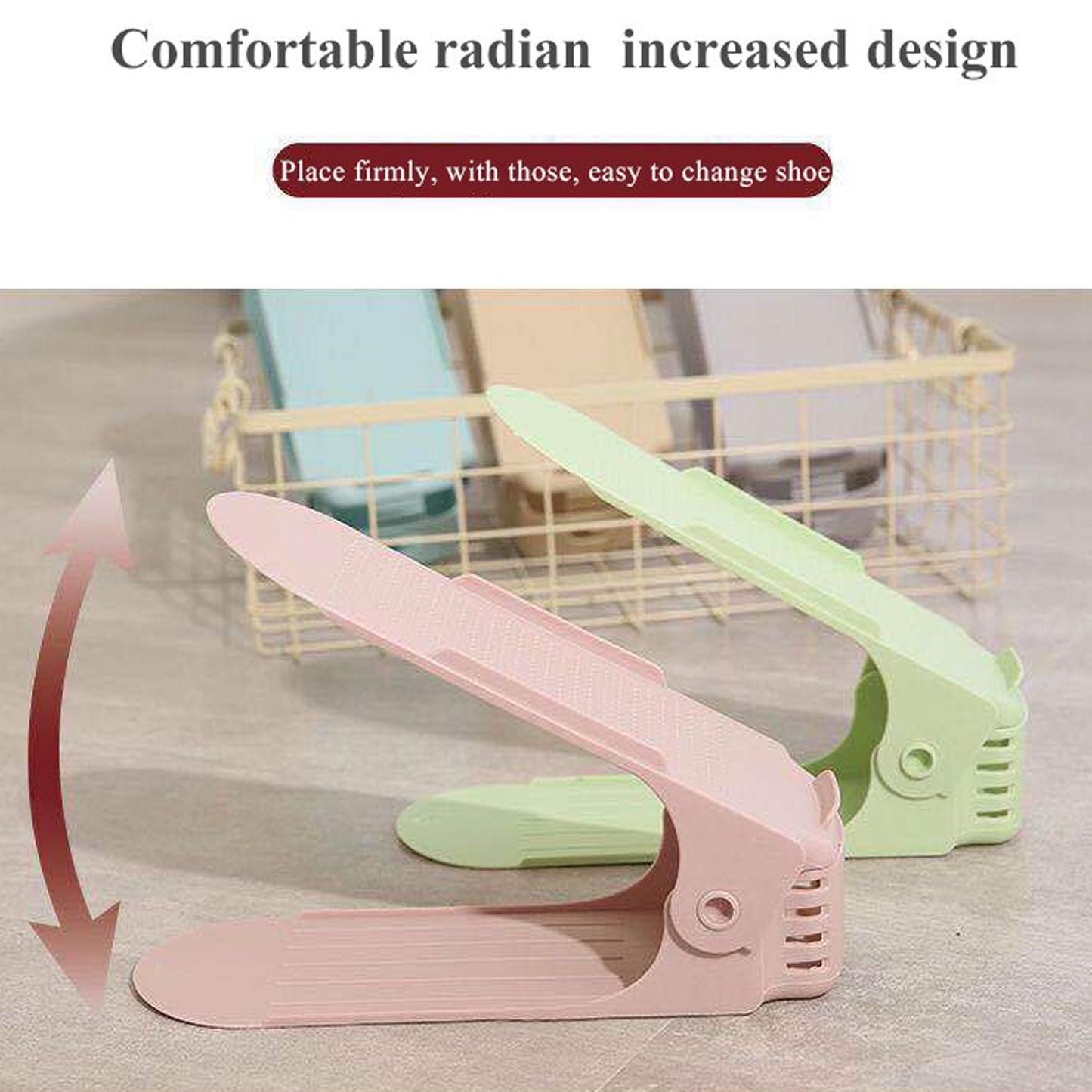 Adjustable Folding Shoe Slots Organizer. - LootFaat