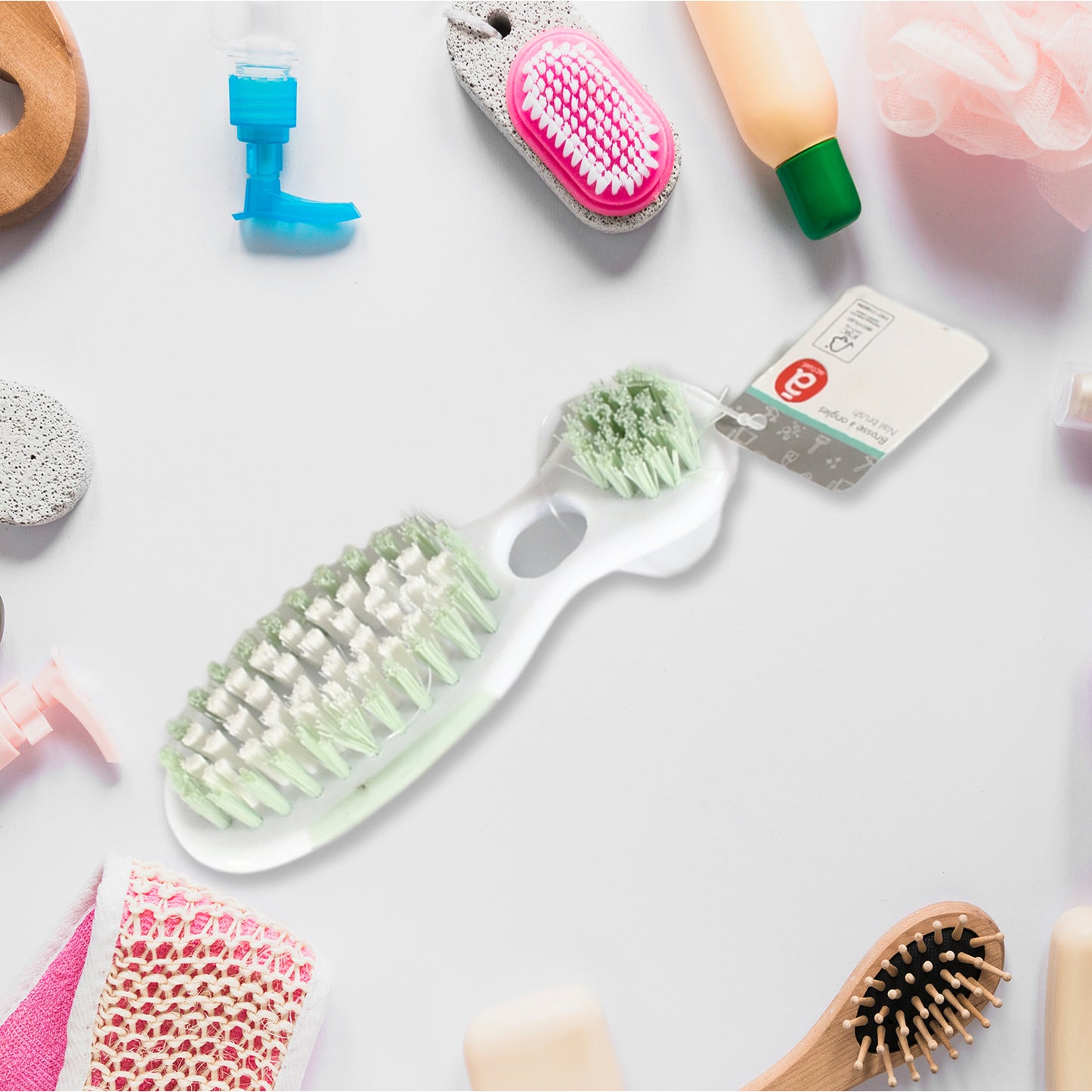 2 In 1 Hard Bristle Brush Multi-use Brush High Quality Brush (1 Pc) - LootFaat