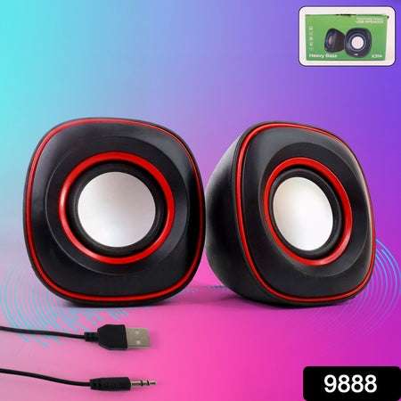 Pc Speakers Computer Speakers (1 Set) - LootFaat