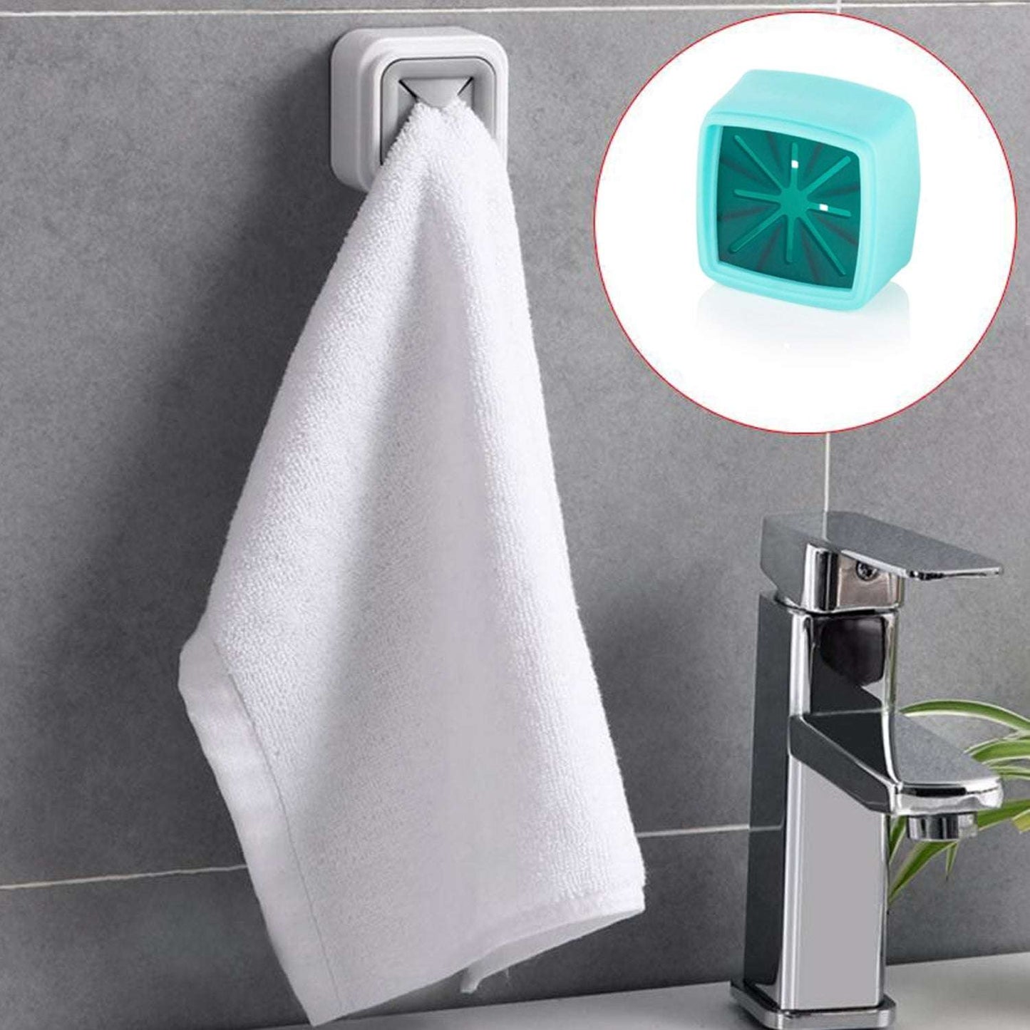 4 Pc Towel Holder Mostly Used In All Kinds Of Bathroom Purposes For Hanging And Placing Towels For Easy Take-in And Take-out Purposes. - LootFaat