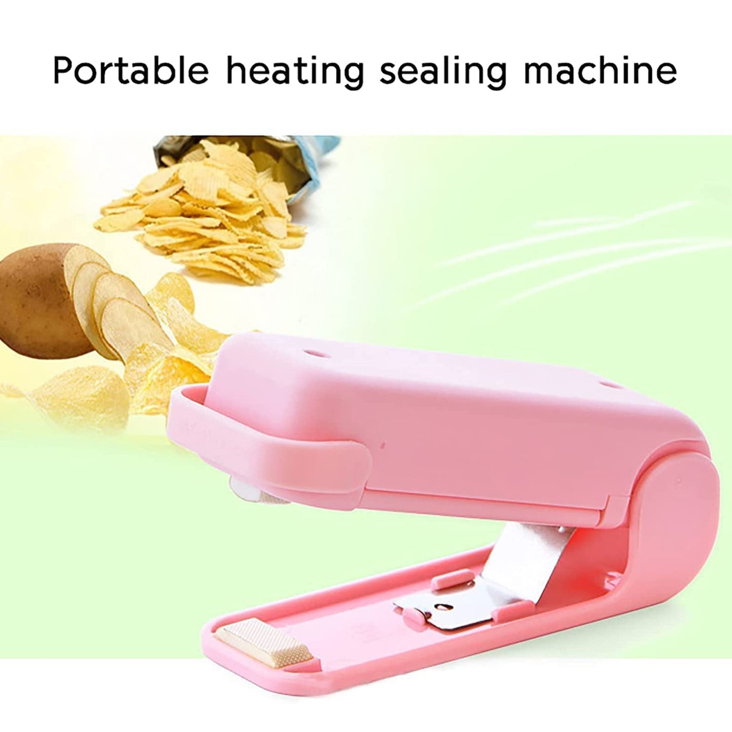 Mini Sealing Machine Plastic Bag Sealer Portable Mini Super Seal Packing Plastic Bag Tool Sealing Machine Hand Held Heat (1pc) - LootFaat