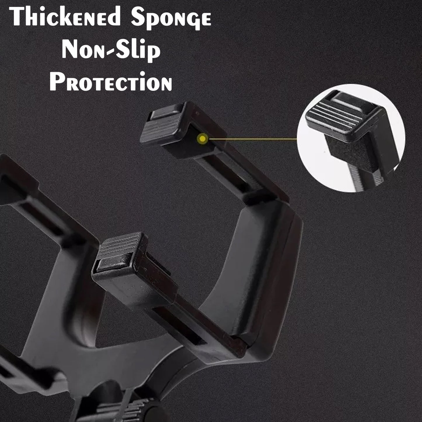 Rear View Mobile Holder Universal Vehicle Rear View Mirror Mobile Phone Mount Stand - LootFaat