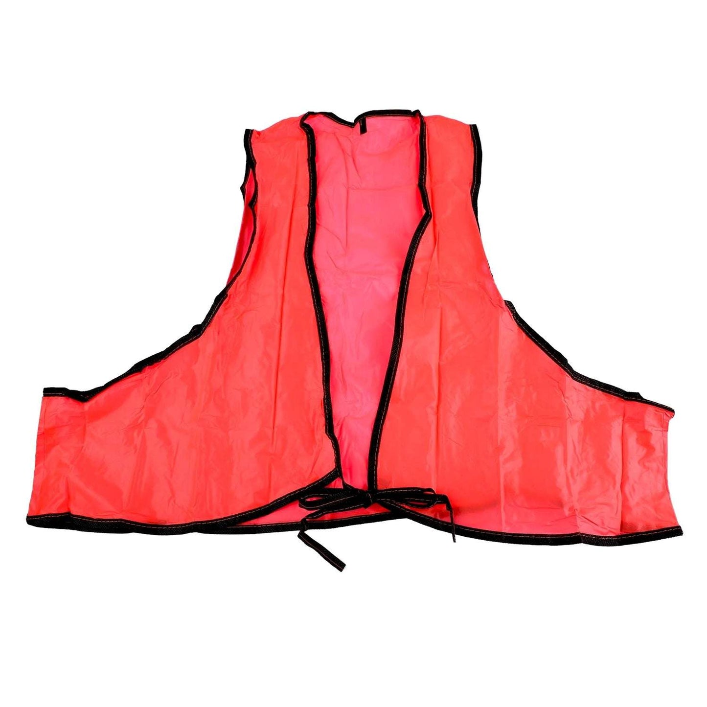 Economy Safety Vest Soft Vinyl With Tie Closure For Identifying Staff And Volunteers Adult Pvc Safety Vest High Visibility For Outdoor Operator - LootFaat