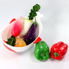 2-in-1 Kitchen Washing Bowl & Strainer - Rice, Veggies & More