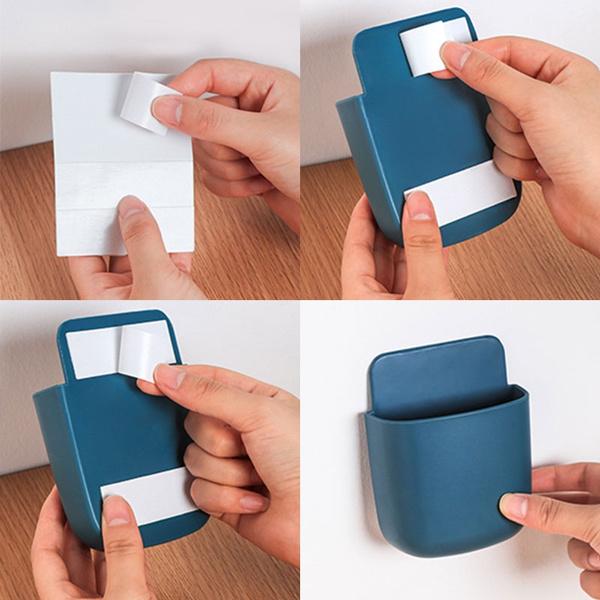 Wall Mounted Storage Box Remote Storage Organizer Case (Multicolour) - LootFaat