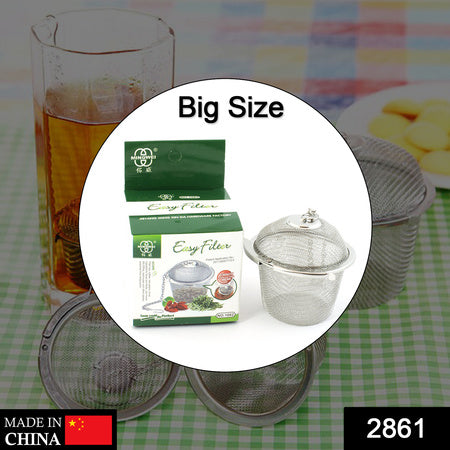 Stainless Steel Spice Tea Filter Herbs Locking Infuser Mesh Ball - LootFaat