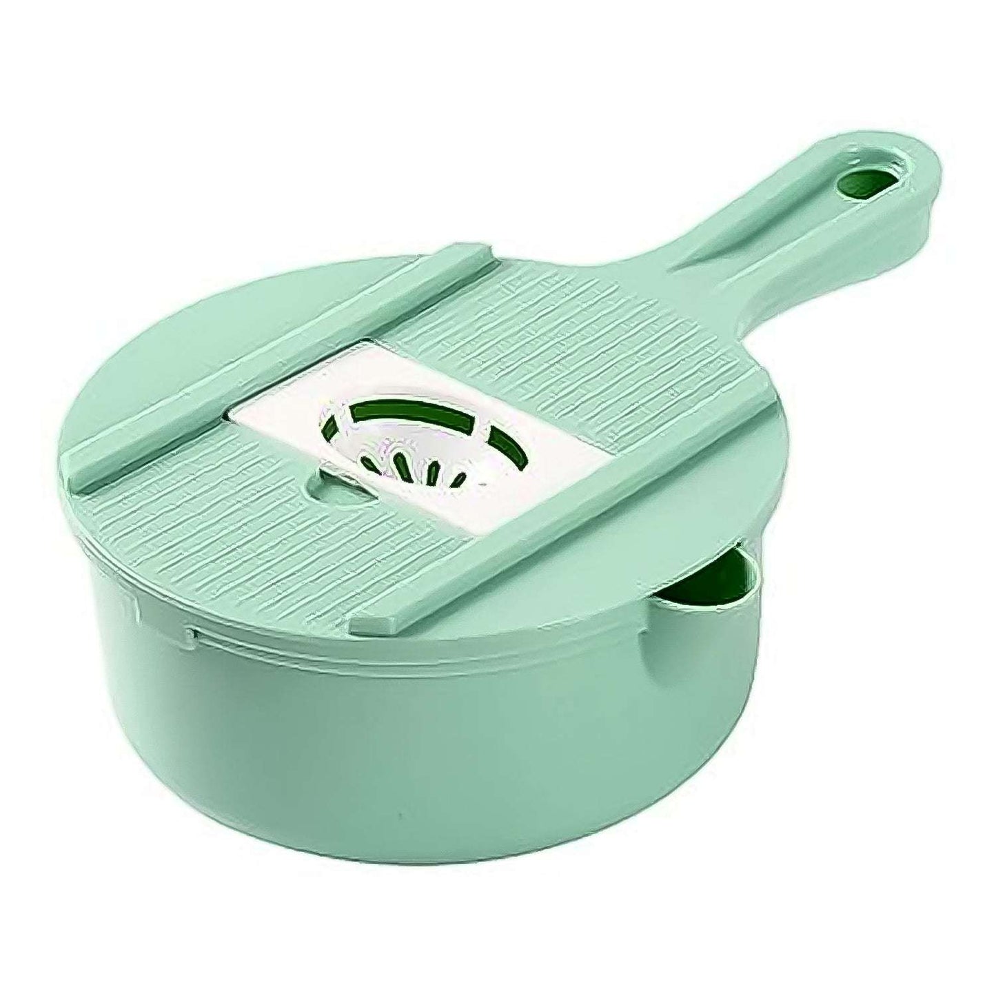 Vegetable Choppers With Drain Basket 6 In 1 Vegetable Slicer Blades (1 Set) - LootFaat