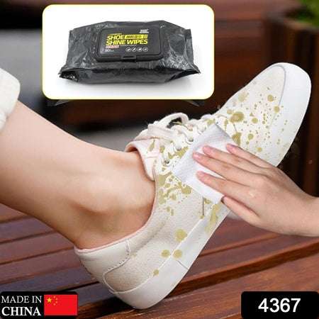 Shoe Cleaning Wet Wipes Fast Scrubbing Shoes Cleaning Tissue Sneakers Non-woven Detergent Quick Wipes Disposable Travel Portable Removes Dirt Stains - LootFaat