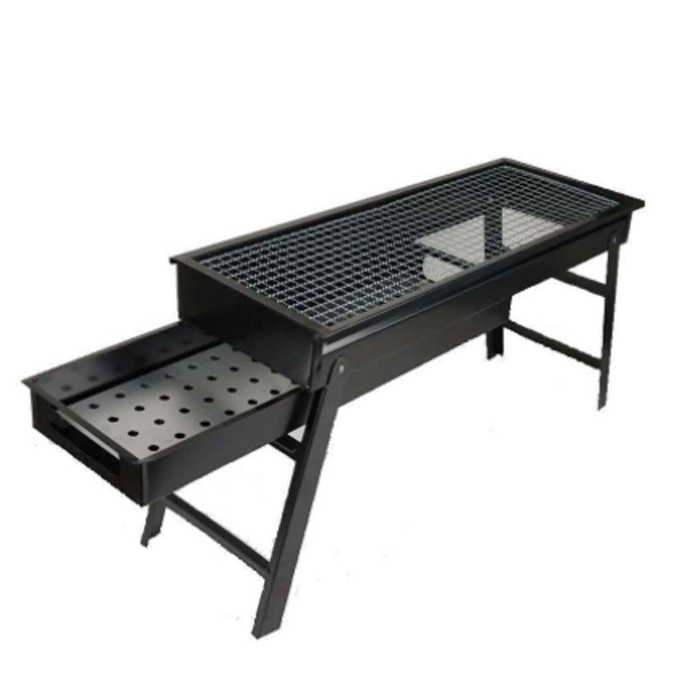 Folding Portable Barbeque Bbq Grill Set For Outdoor And Home - LootFaat