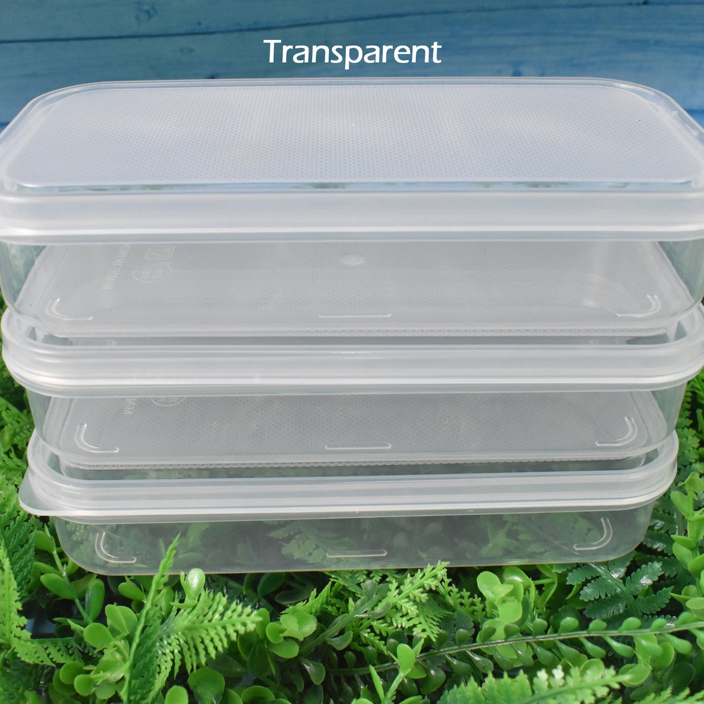 Plastic Square Lunch Box Kitchen Containers Set (3 Pcs Set) - LootFaat
