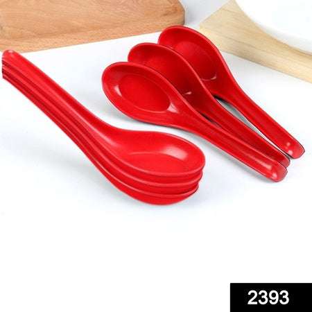 Microwave Safe Unbreakable Colorful Soupdessert Spoons Food Grade Set Of 6 Pcs - LootFaat
