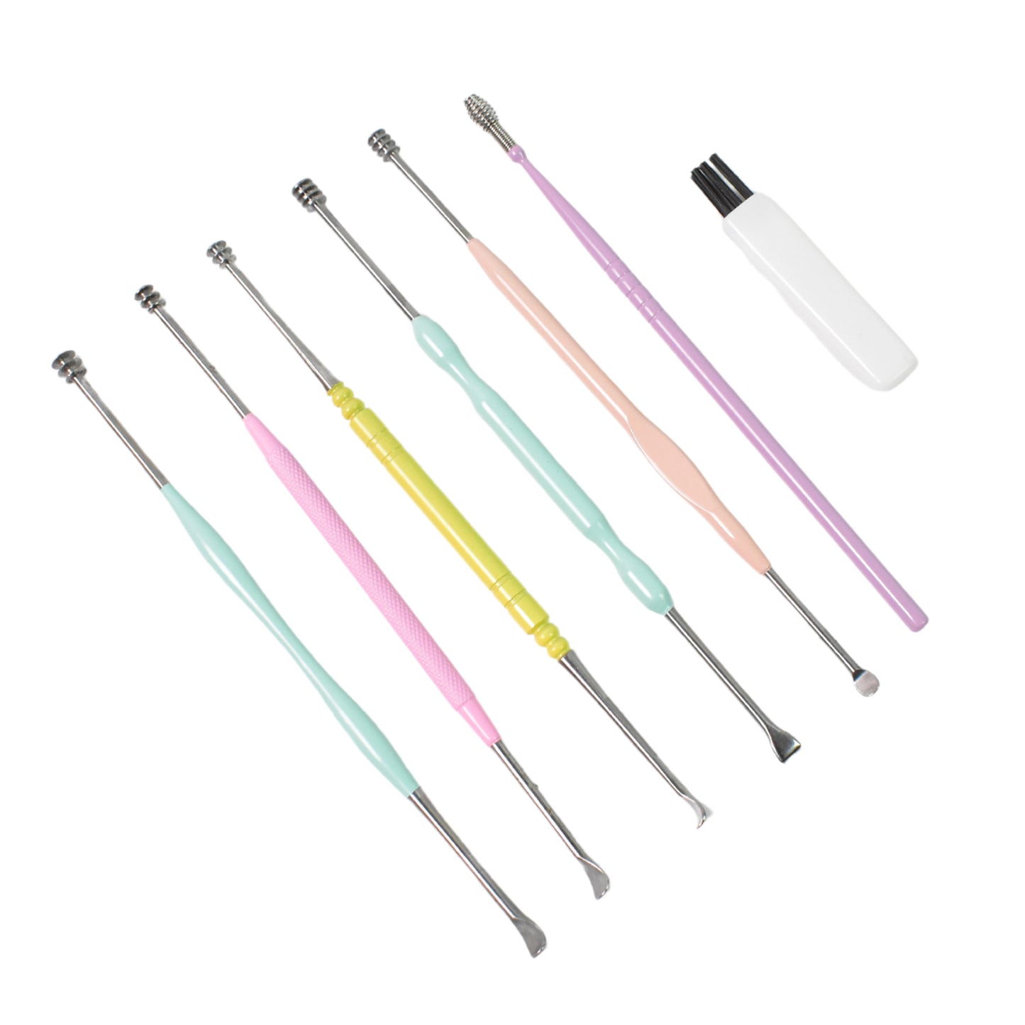7 Pcs Earwax Removal Kit Ear Cleansing Tool Set - LootFaat