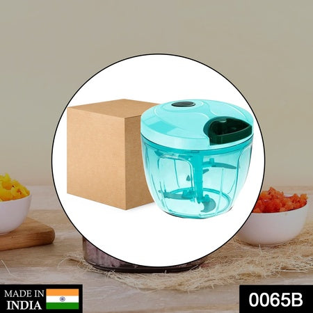 Manual Stainless Steel Compact Extra Sharp Hand Held Vegetable Chopperslicer With 5 Blades (750 Ml) - LootFaat