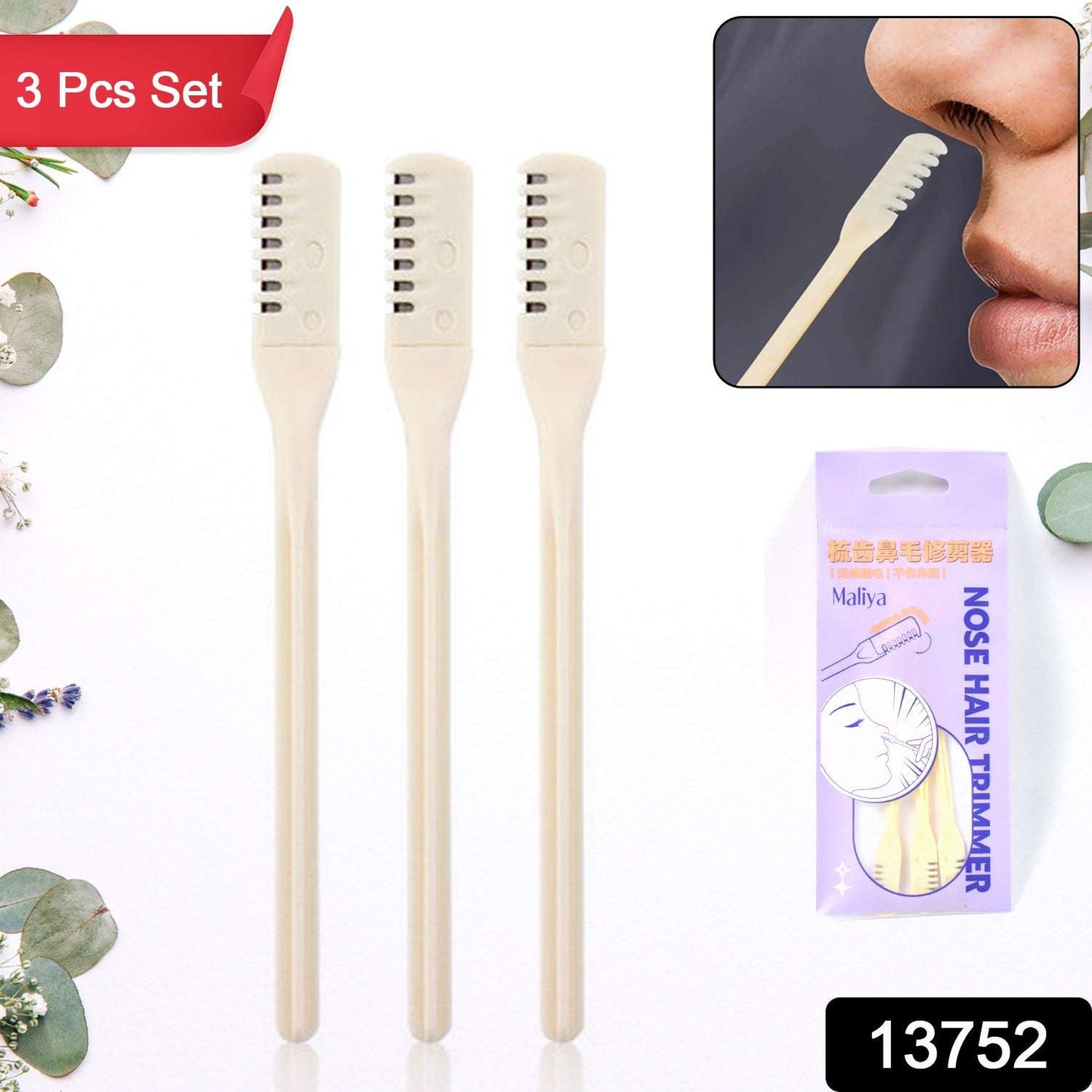 Nose Hair Removal Trimmer Nose Hair Remover Razor Kit Blade (3 Pcs Set) - LootFaat