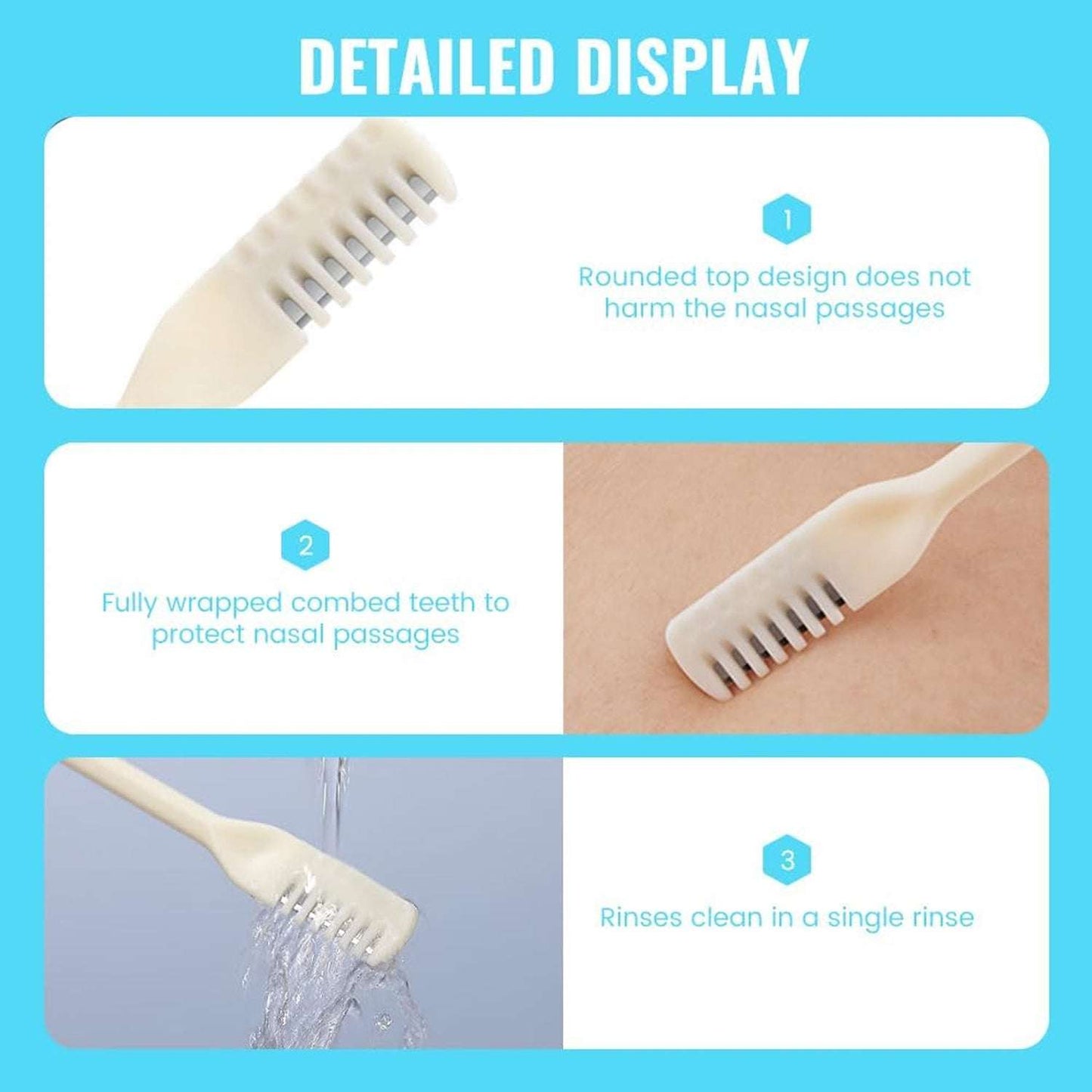 Nose Hair Removal Trimmer Nose Hair Remover Razor Kit Blade (3 Pcs Set) - LootFaat