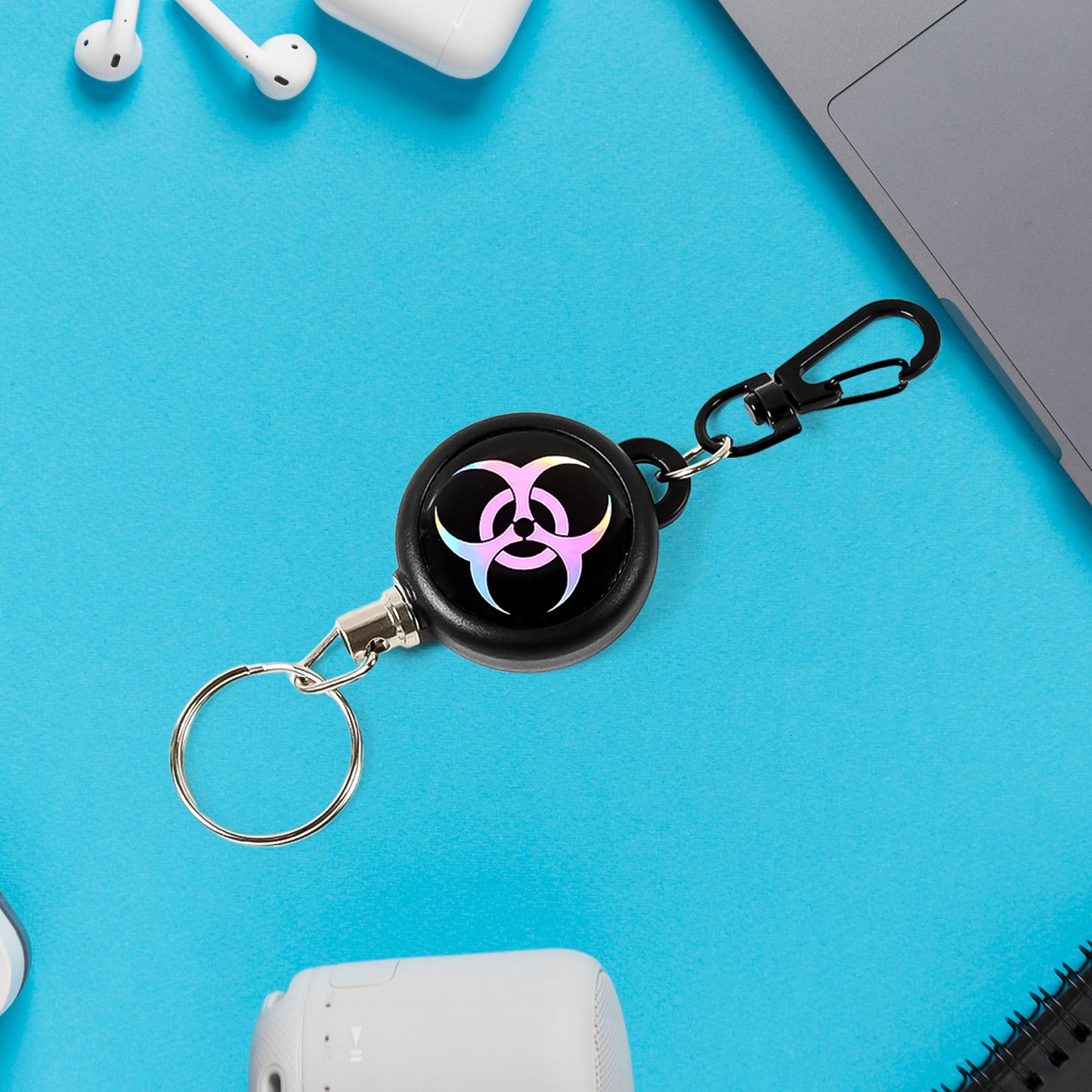 Safety Anti-lost Retractable Key Chain (1 Pc Big) - LootFaat