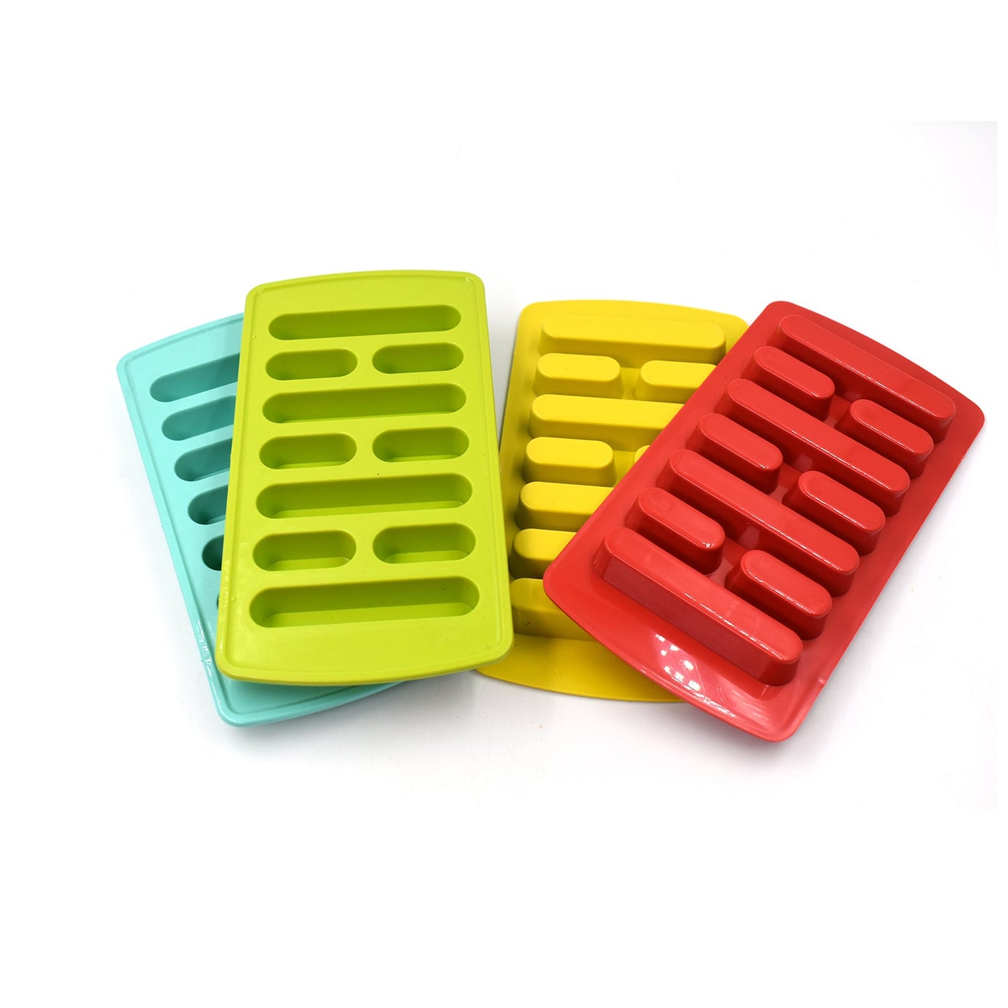 4 Pc Fancy Ice Tray Used Widely In All Kinds Of Household Places While Making Ices And All Purposes. - LootFaat
