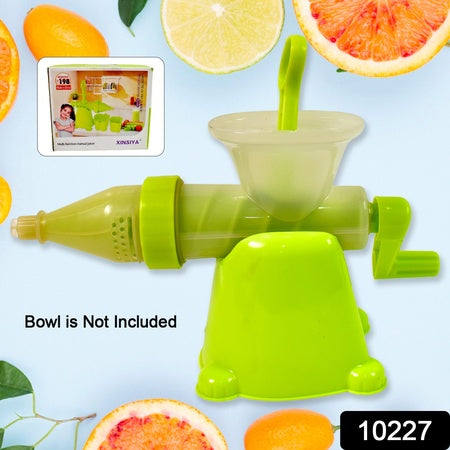 Manual Juicer Modern Plastic Fruit And Vegetable Juicer (1 Pc Bowl Not Included) - LootFaat