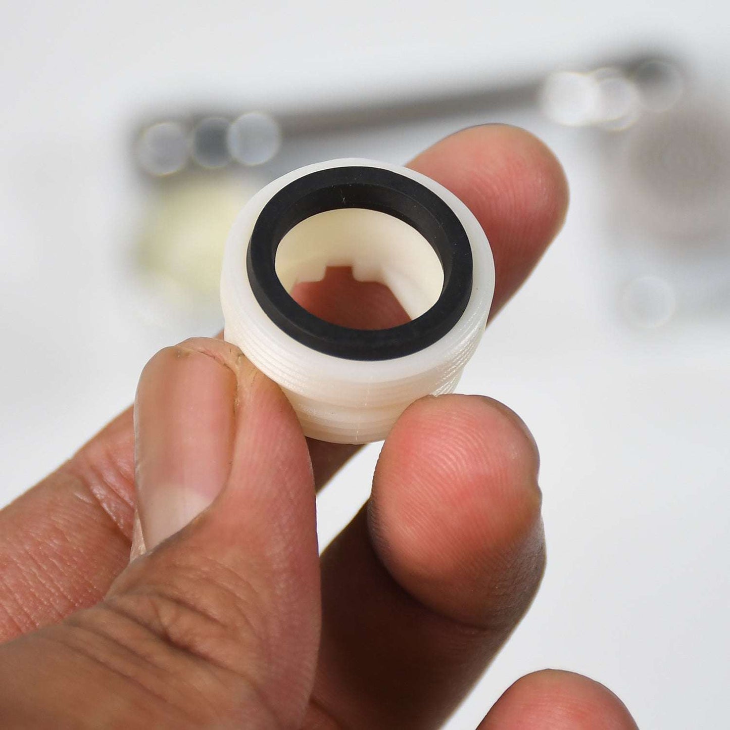 Splash Faucet Filter Faucet 1080 Rotating Faucet Sprayer Head Double O-ring Design Movable Tap Water Saving Sink Aerator Extender For Bathroom Kitchen ( Loose ) - LootFaat