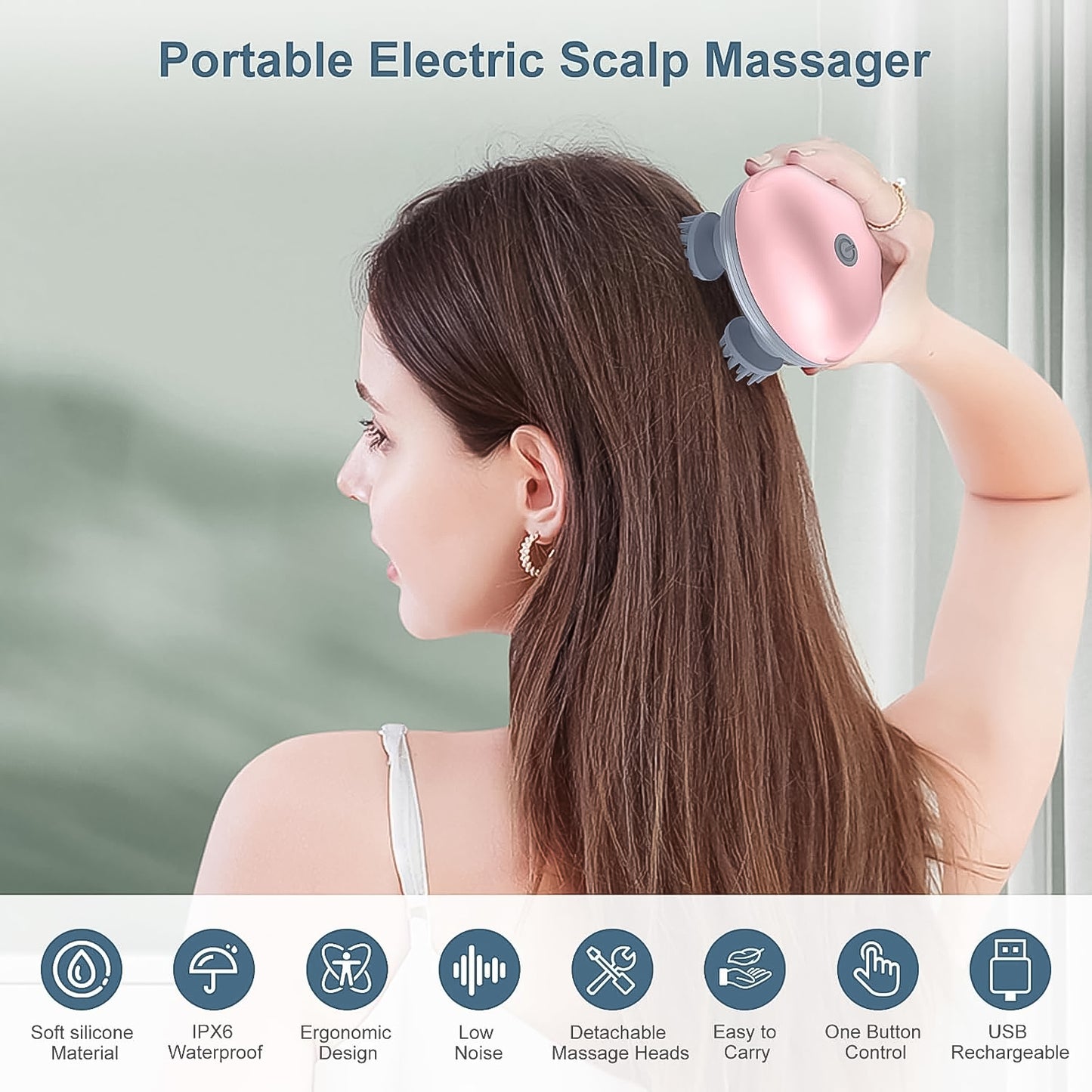 Smart Electric Scalp Massager (1 Pc) - LootFaat