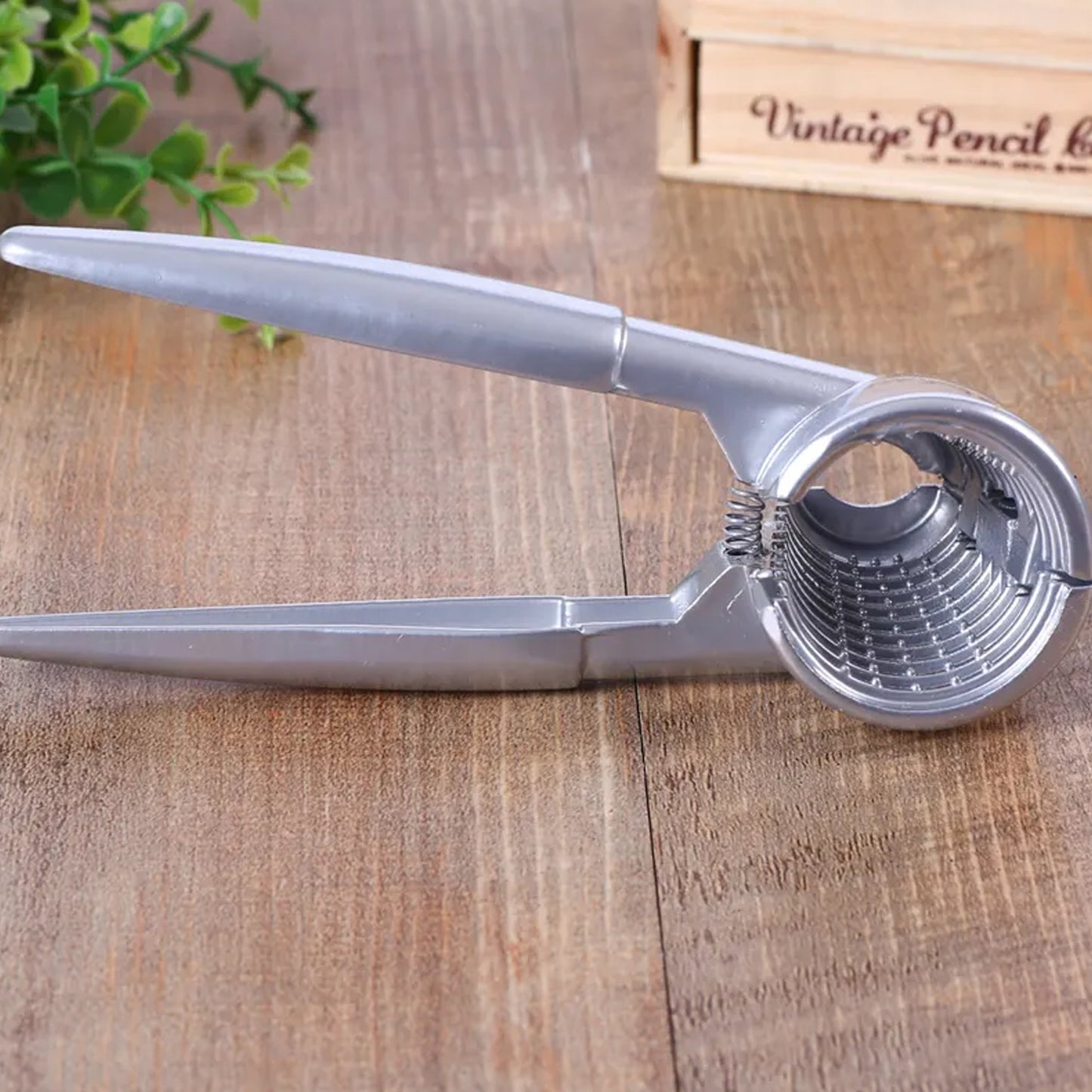 Walnut Cracker Luxury Die Cast Stainless Alloy Nut Cutter Walnut Clamp Plier Portable Smart Walnut Akhrot Pincers Bottle Opener For Pecans Almonds Brazil Nuts - LootFaat