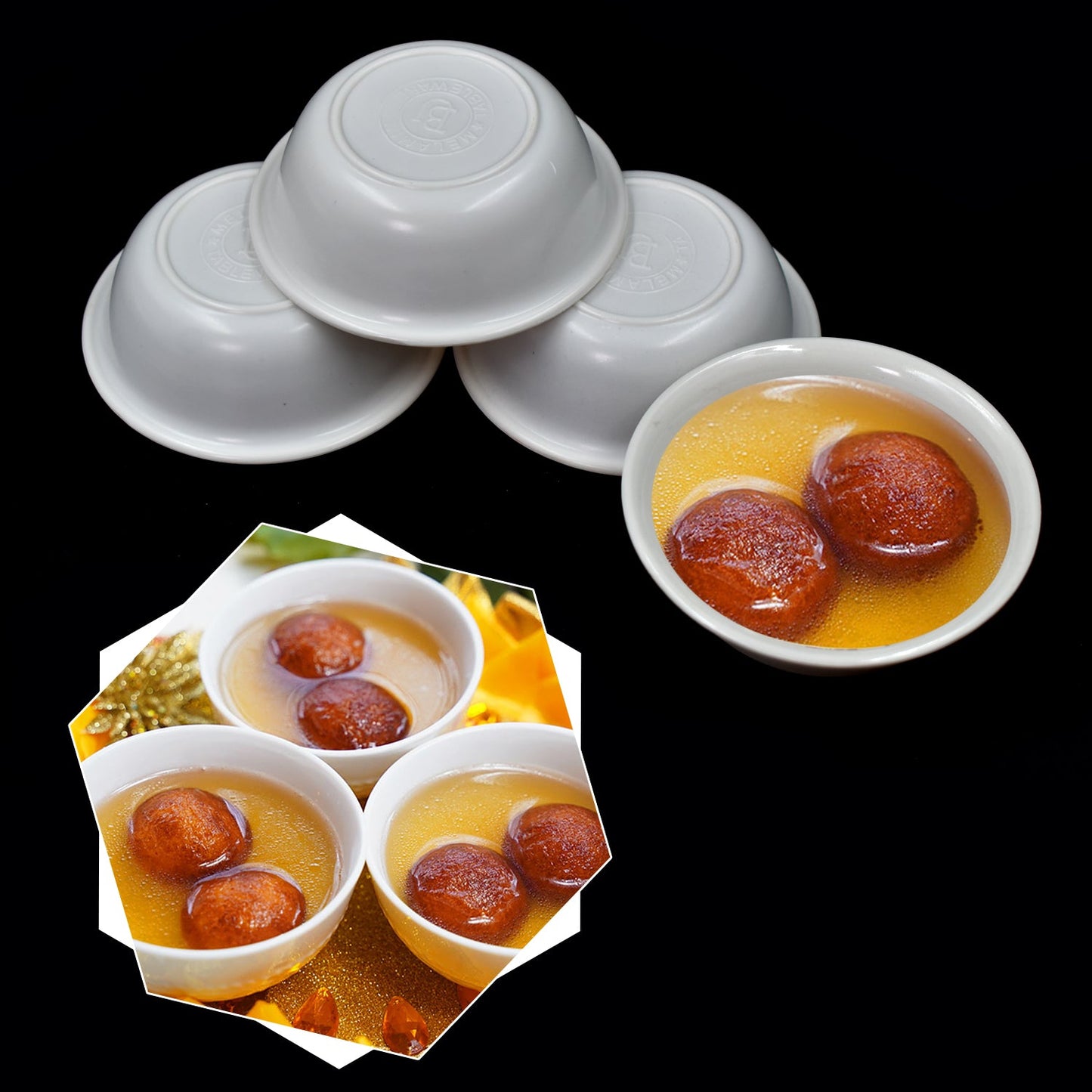 5 Pc Pudding Set Used As A Cutlery Set For Serving Food Purposes And Sweet Dishes And All In All Kinds Of Household And Official Places Etc. - LootFaat