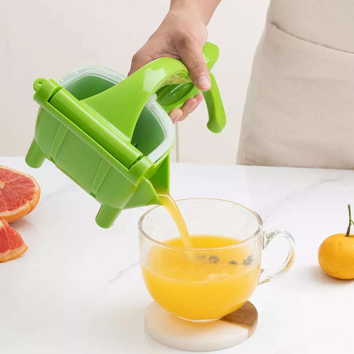 Heavy Duty Juice Press Squeezer With Juicers (Multicoloured) - LootFaat