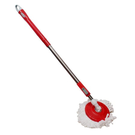 Home Cleaning - Stainless Steel 360 Degree Rotating Pole Microfiber Mop Rod Stick - LootFaat