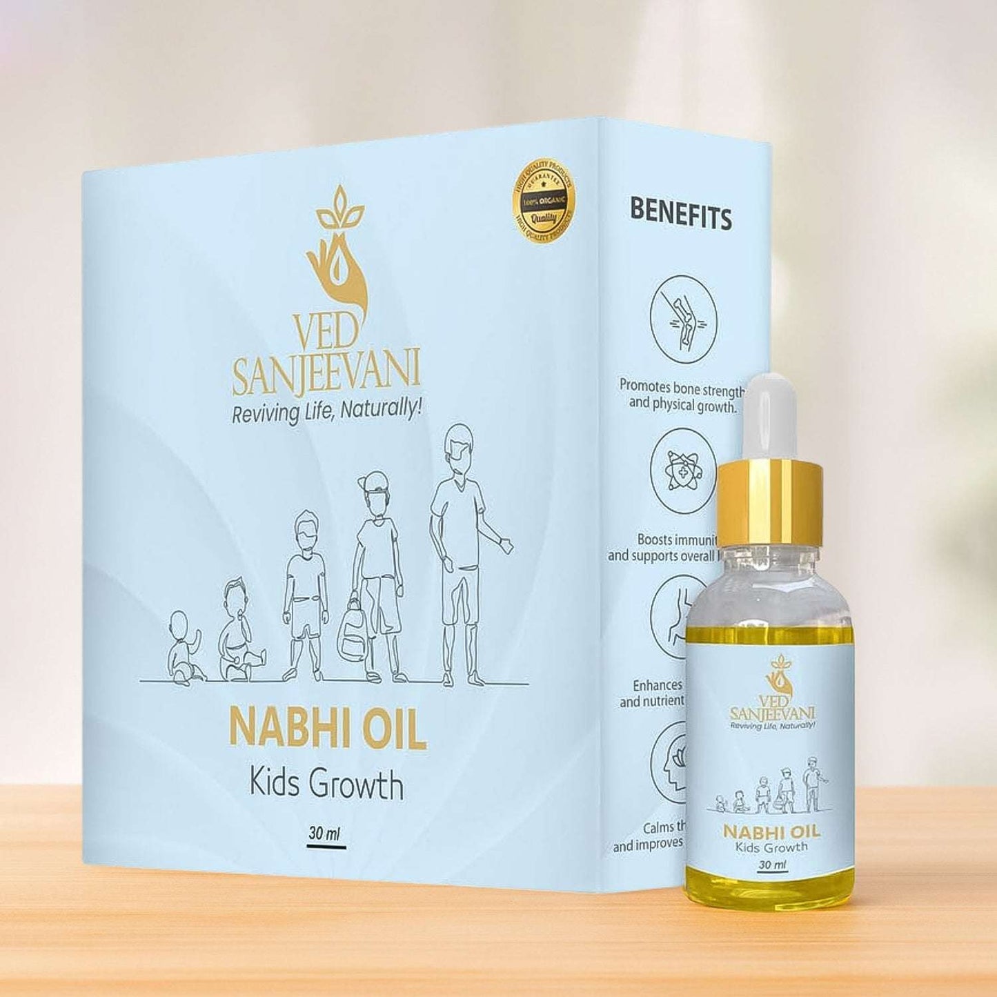 Ved Sanjeevani Kids Nabhi Oil for Growth - 30ml