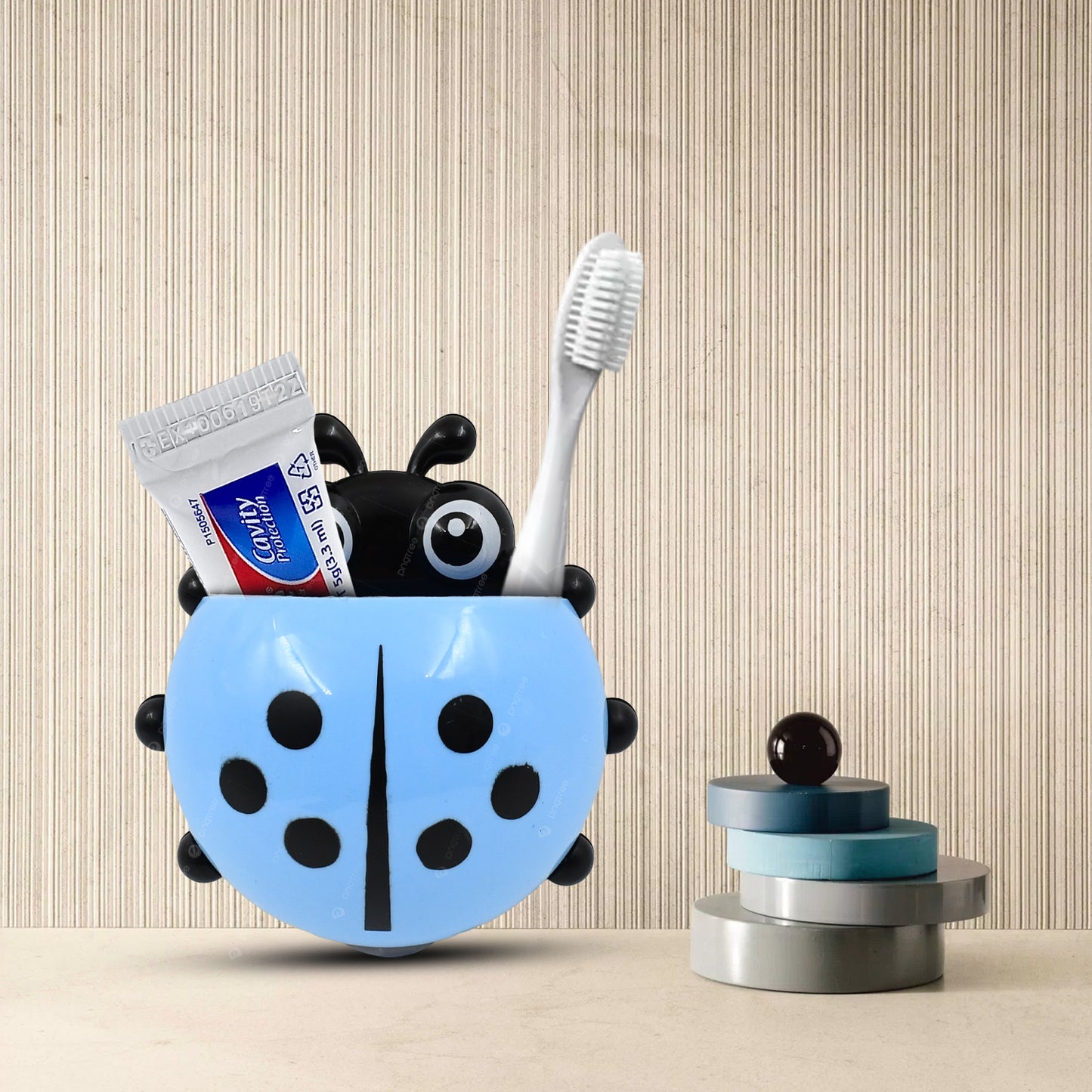 Ladybug Toothbrush Holder (1 Pc) - LootFaat