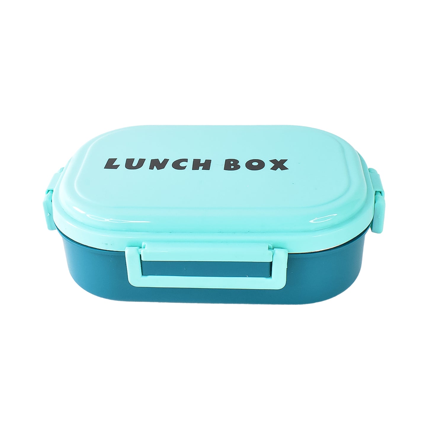 3 In 1 Spicy Bite Stainless Steel Lunch Box With Plastic Small Box Spoon (1 Set) - LootFaat