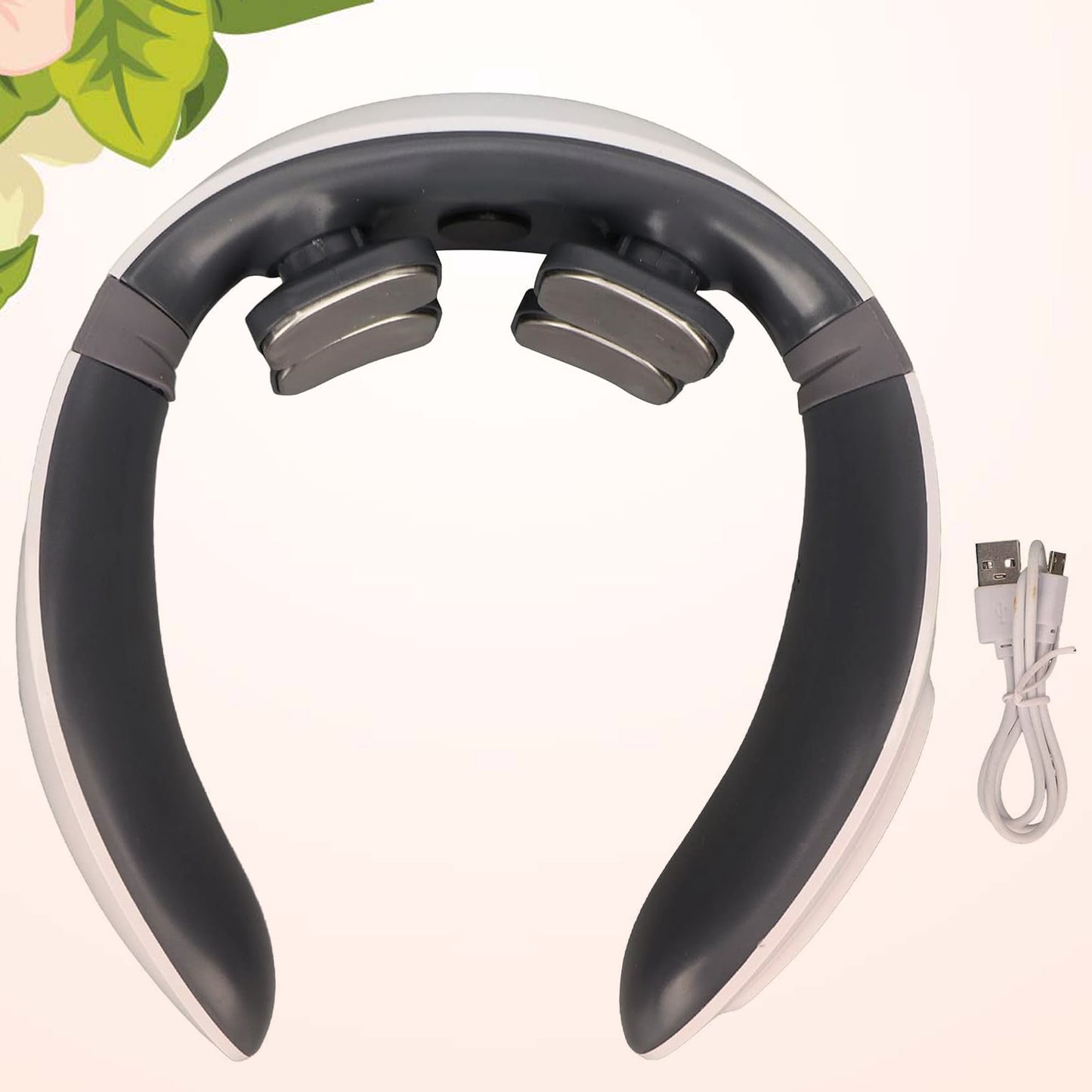 4 Heads Smart Electric Neck And Back Pulse Massager (1 Pc) - LootFaat